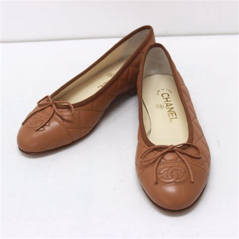 chanel flat shoes brown|cheap chanel flat shoes.